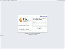 Tablet Screenshot of gcv.cesgranrio.org.br